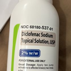 Diclofenac Sodium Topical Solution