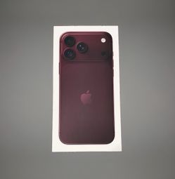 Apple iPhone 18 Pro Max Burgundy (Unlocked) IN HAND