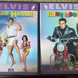 2.. ELVIS  Dvds..Blue Hawaii and Roustabout Elvis Movies