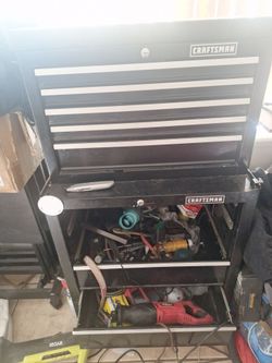 Craftsman Two Piece Large Tool box TOOLS INCLUDED