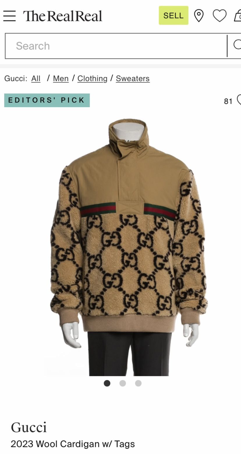 Men’s Gucci Wool Cardigan