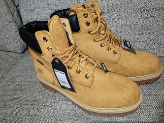 Timberland Wheat 6" Boots size 12w New
