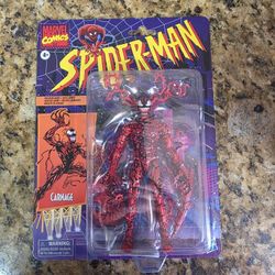 Hasbro Marvel Legends Retro (Comic) 6" Spider-Man Carnage NEW Target Exclusive