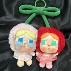 Crybaby cherry bag charm