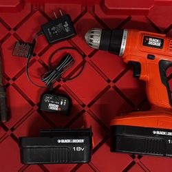 Cordless Drill + Impact Driver Combo w/ Batteries & Bit Set