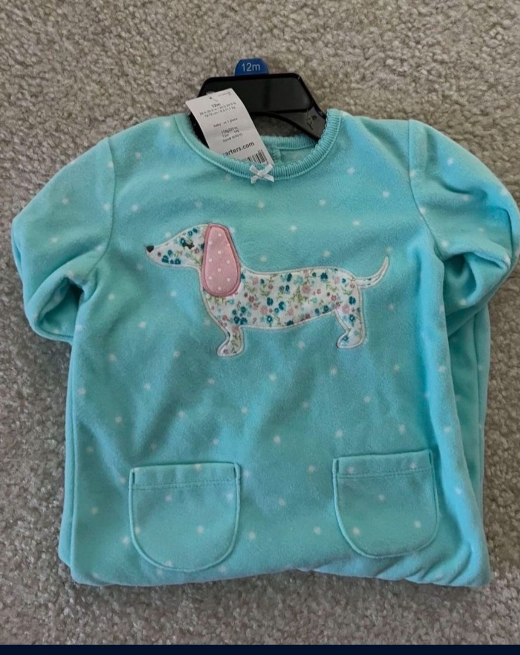 Carters Fleece Onesie - New