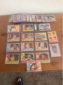 COMPLETE 1960 topps baseball YANKEE TEAM SET MANTLES