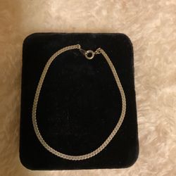 Silver Tone Flat Bracelet 