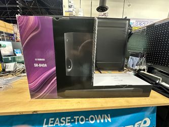 BRAND NEW- AUTHORIZED DEALER!!! Yamaha SR-B40A Dolby Atmos Sound Bar with Wireless Subwoofers (Black)