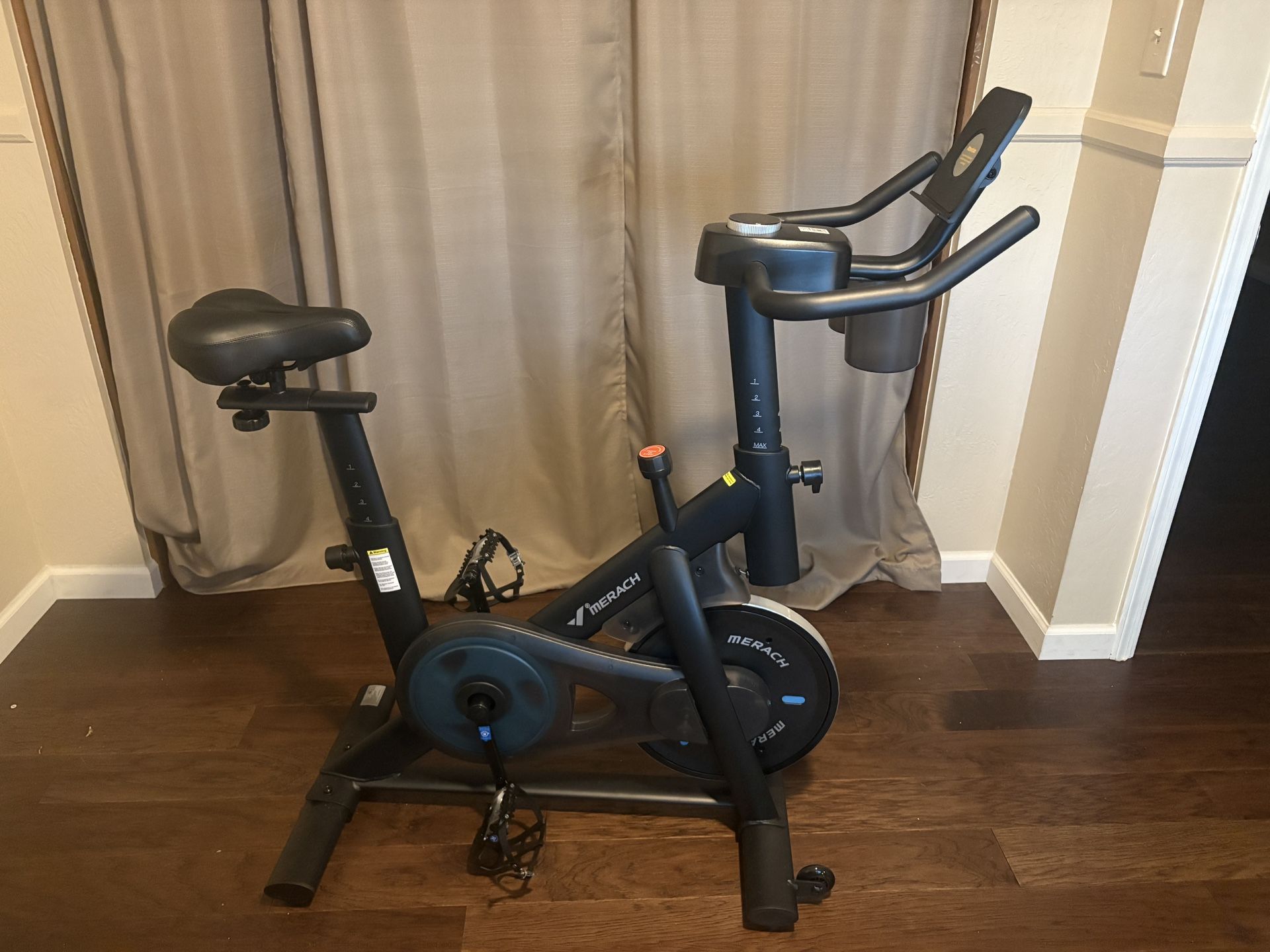 MERACH Magnetic Stationary Exercise Bike