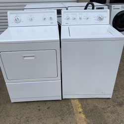 Súper Capacity Kenmore Washer And Dryer Set , With Warranty And Free Delivery 
