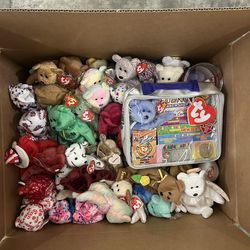 very rare beanie babies Lot
