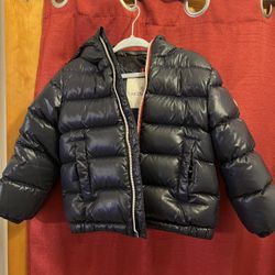 Moncler Infant Black Puffer Coat 