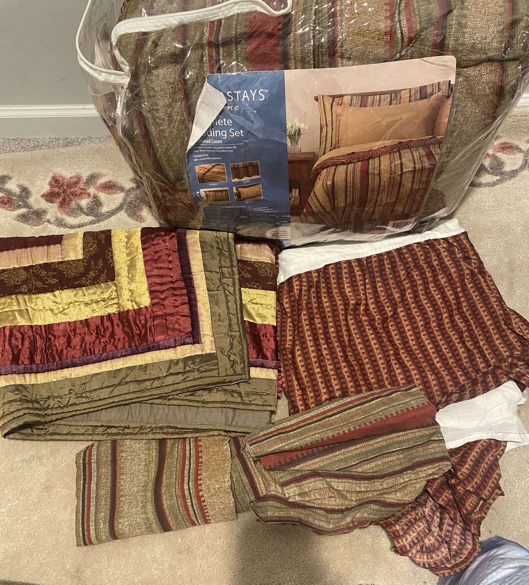 King Complete Bedding Set