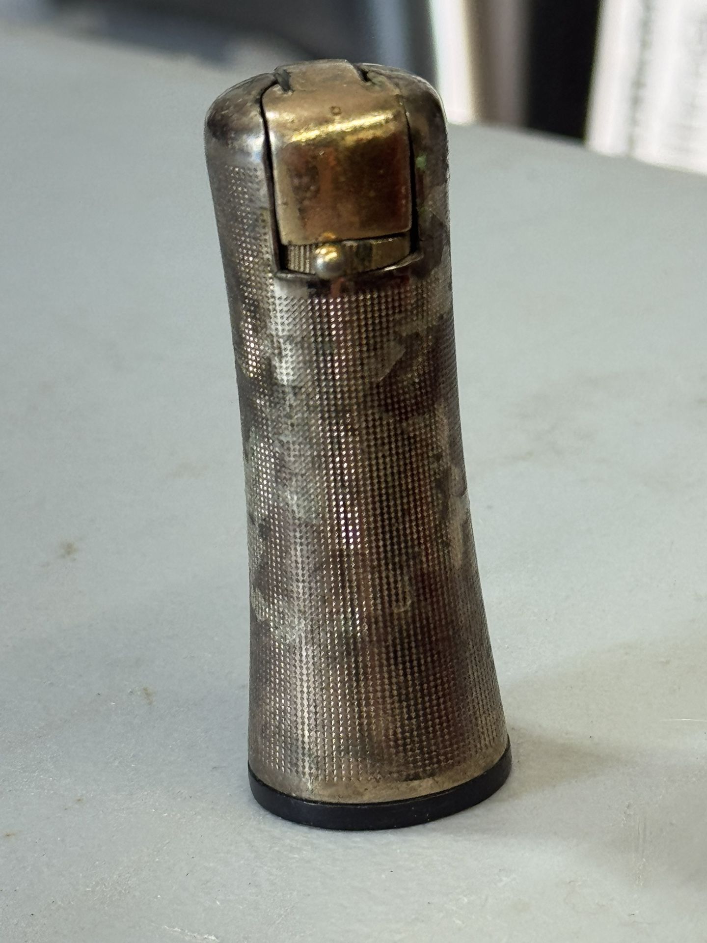VINTAGE RONSON VARAFLAME LADYLITE CIGARETTE LIGHTER WITH ALPHA CLOCK WATCH
