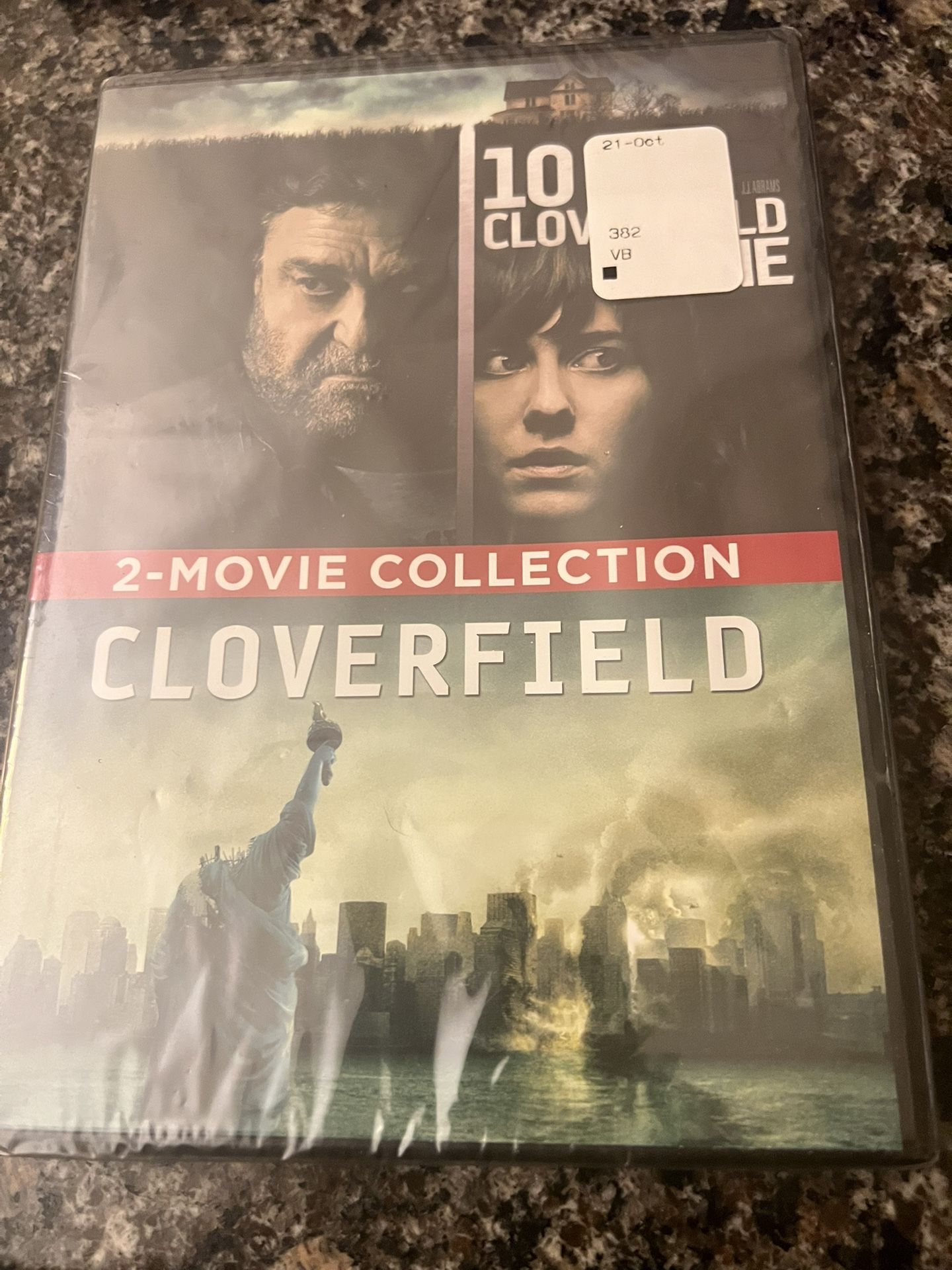 10 Cloverfield Lane / Cloverfield (DVD) 2 Movie Collection NEW FACTORY SEALED