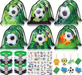 12 set Soccer party favors