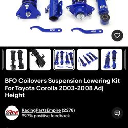 Coilover Suspension
