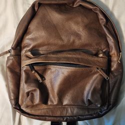 Top Grain Leather Backpack 