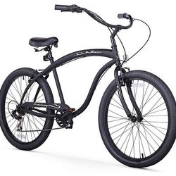 New and Assembled Firmstrong Bruiser 7 Speed cruiser in Army Green