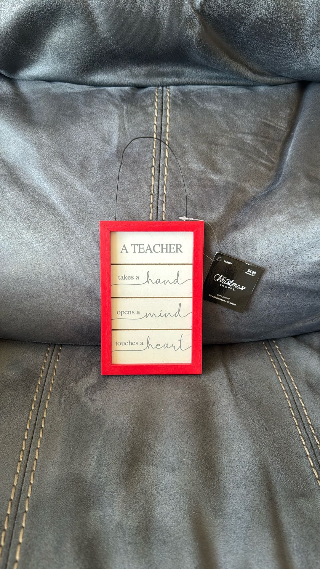 New With Tags A Teacher Takes A Hand Opens A Mind Touches A Heart Wood Hanging Sign Decoration