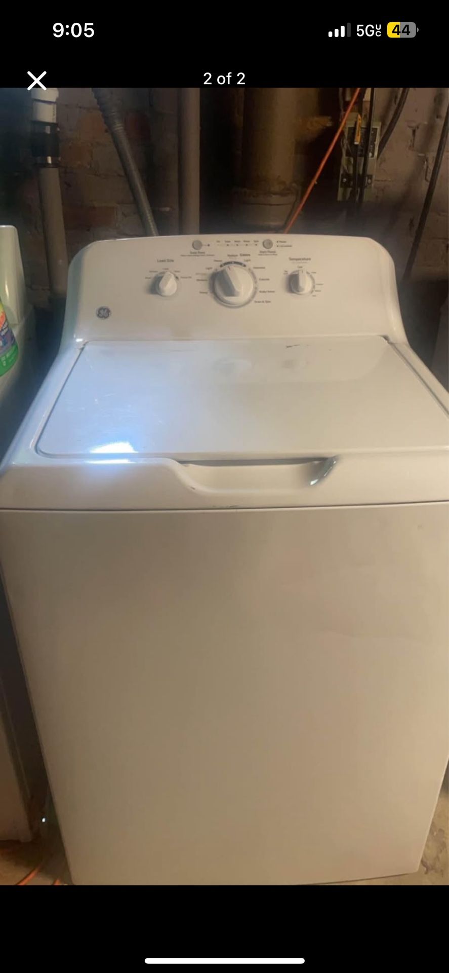 Washer and Gas Dryer