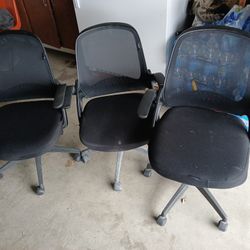 3 Office Chairs