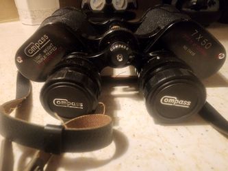 VINTAGE COMPASS BINOCULARS