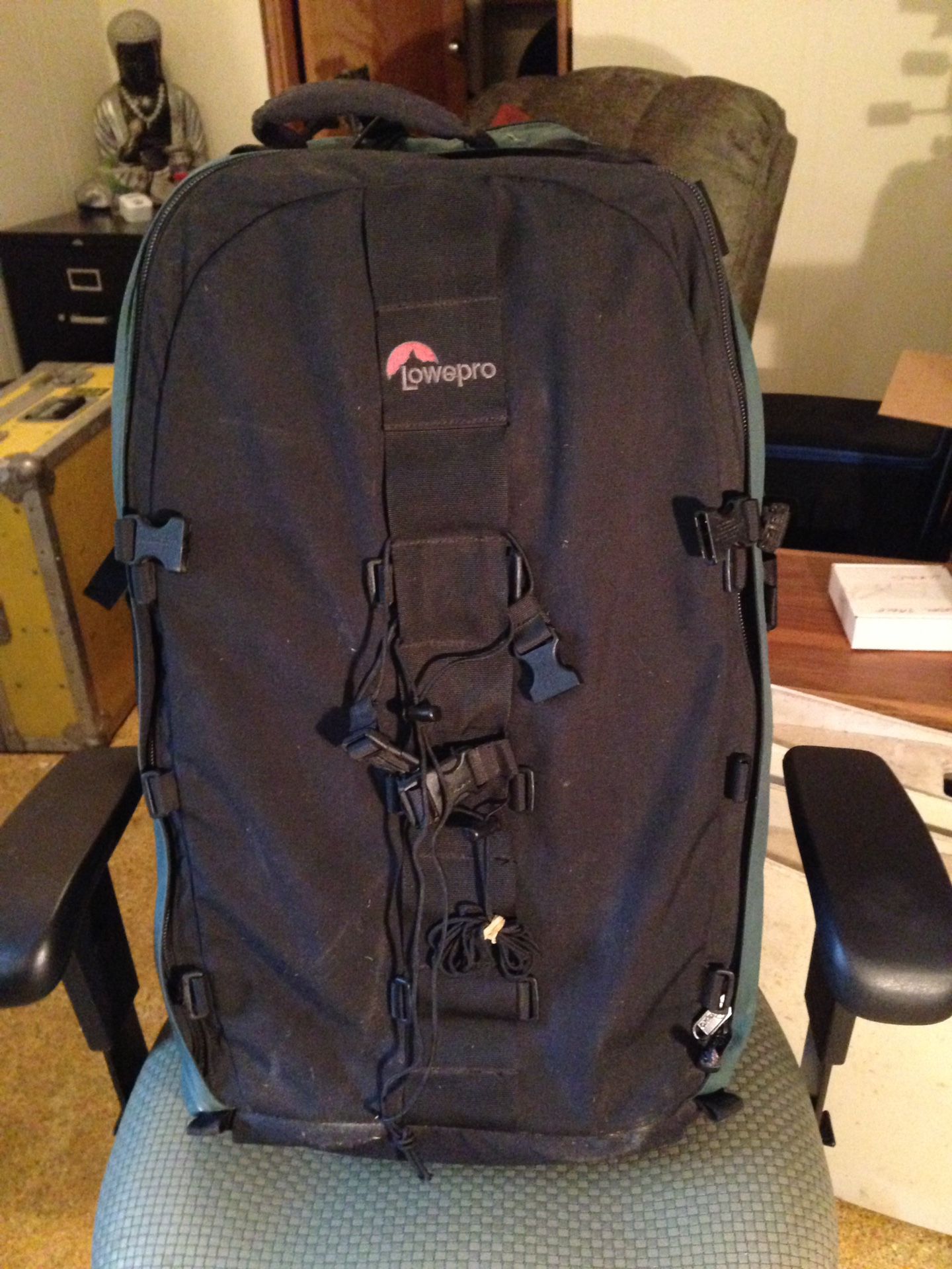 Large lowepro camera gear backpack