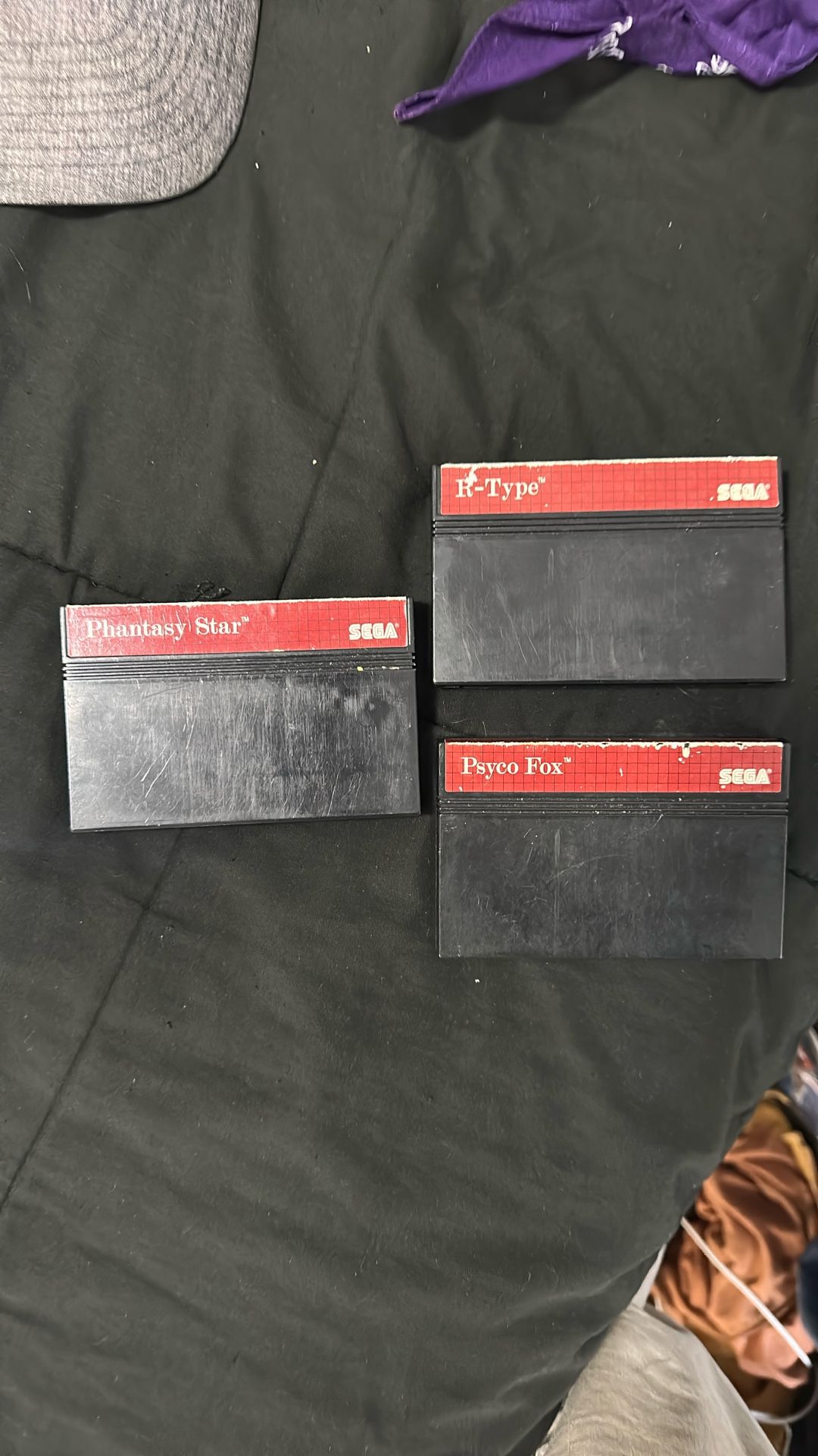 Vintage Sega Master System Games