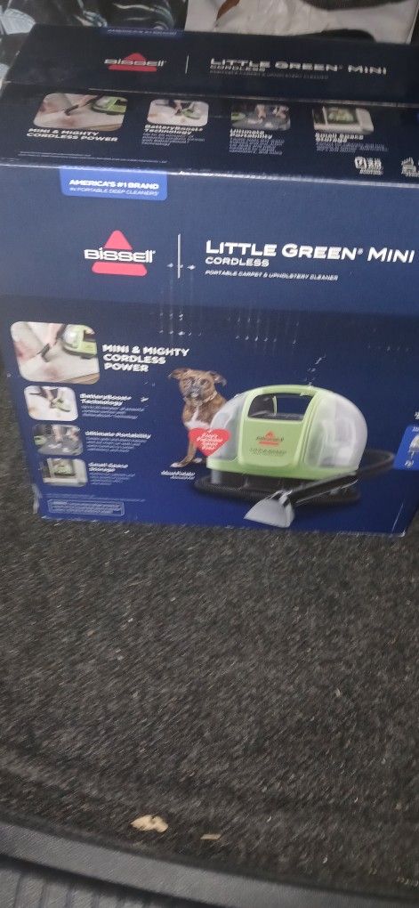 Little Green Mini Carpet Cleaner- Cordless (New)