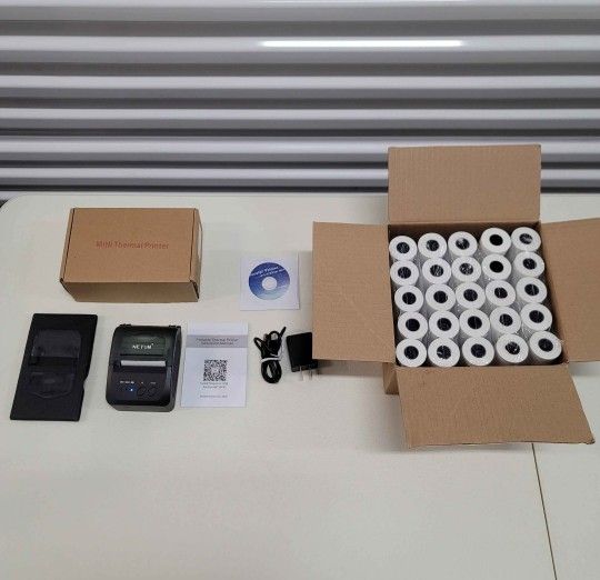 Netum NT-1809DD Mini Thermal Bluetooth Receipt Portable Printer 58mm