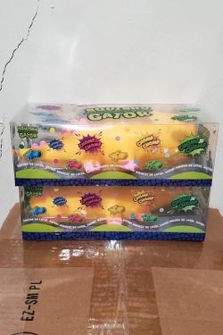 Squishy Chomp Chomp Gator Yellow Alligator Sensory Fidget Toy New UPC