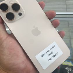 16 Pro Max Unlocked. Cash Or $50 Down W Approval 