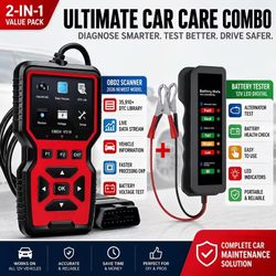New 2-in-1 OBD2 Car Scanner - Battery Tester (V519/BM310)