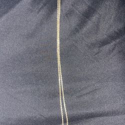 10k Rope Chain 5.5g Pendant Included 