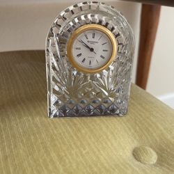 Waterford Crystal Clock W Box