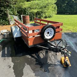 Homemade Trailer w/ Spare Tire