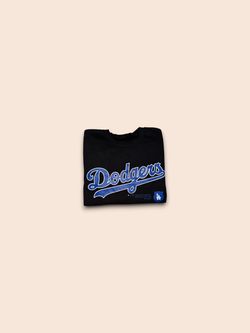 Vintage LA Dodgers MLB crewneck sweatshirt pullover black mens medium
