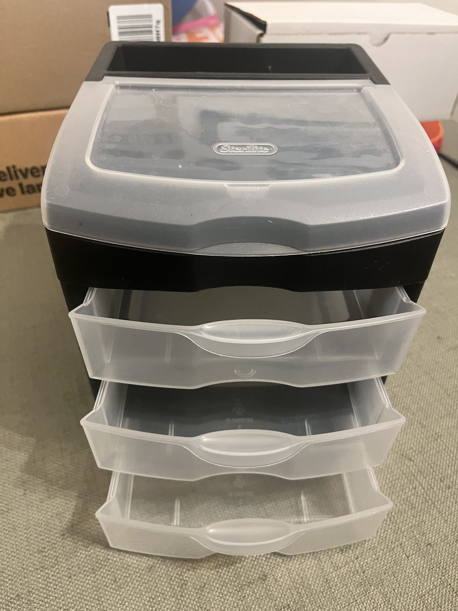 Sterilite Small 3-Drawer Organizer
