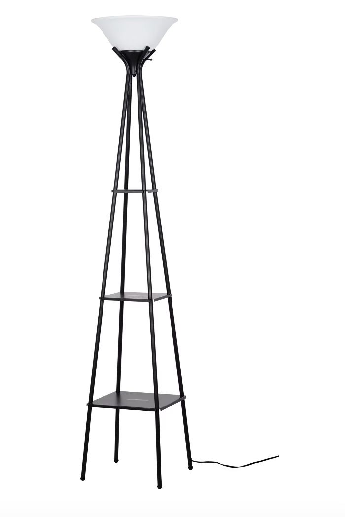 Mainstays Floor Lamp With Shelves