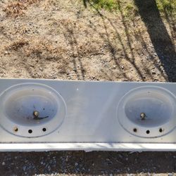 Double Sink Bathroom Top