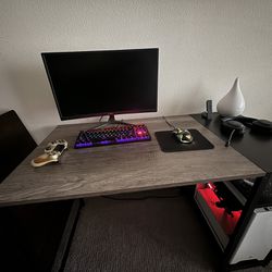 Whole Gaming Pc Setup with Desk