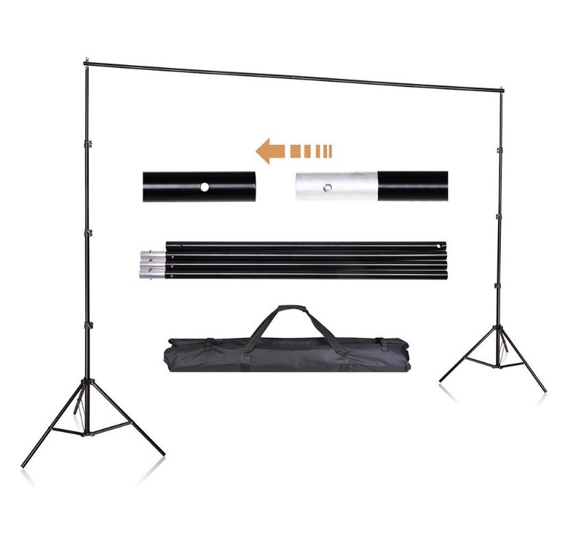 Photography Backdrop Stand Kit (w/ carrying bag)