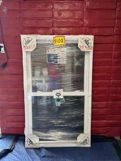 New vinyl window