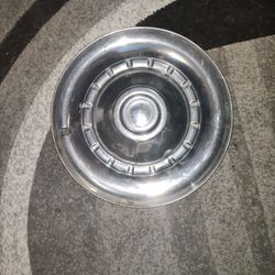 Vintage Stainless Steel Hubcap
