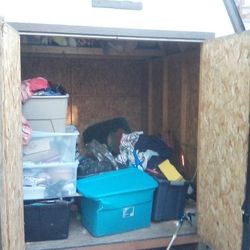 Weatherproofed 8×10 Wooden Storage Shed , Tool Shed Man Cave She Cave 