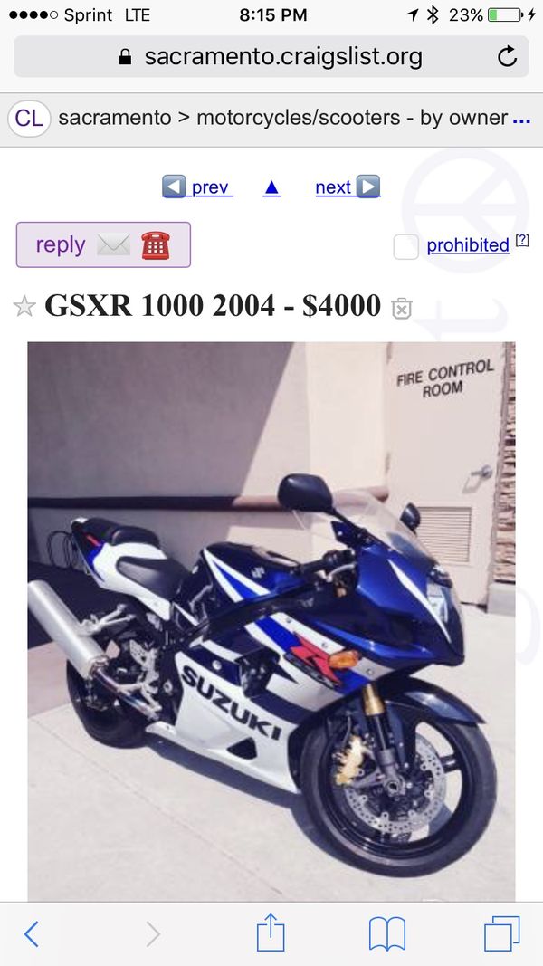 suzuki gsxr 1000 2004 35k miles new tires jacket alpine star and
