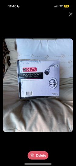 Delta foundations shower faucet