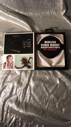 Wireless Bluetooth Headset (White)